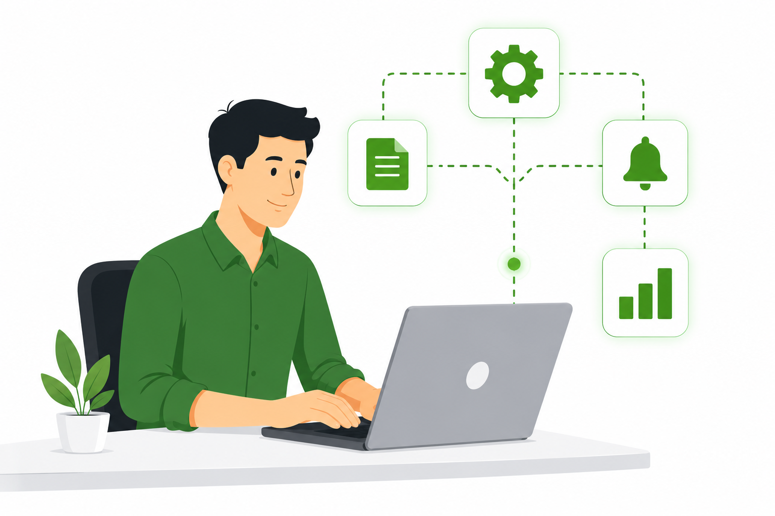 Hands-on AI business automation workflow