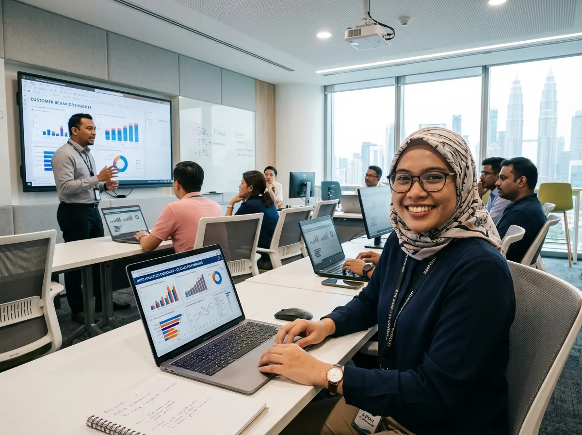 PERKESO EIS training classroom session in Negeri Sembilan